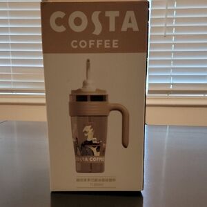Costa Coffee Tumbler with Straw